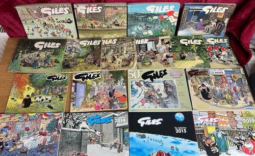 Giles books cartoons annuals