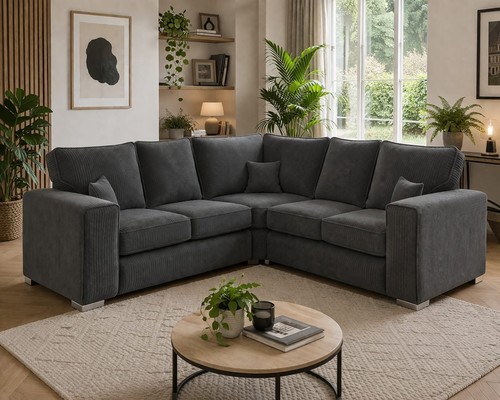 Premium corner shaped sofa - corner/l-shaped,