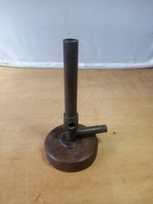 Vintage Laboratory Bunsen Burner Cast Iron Brass