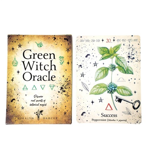 Green witch tarot cards - tarot,