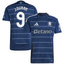 Aston Villa Football Shirt Men's adidas Away Cup Top - J.Duran 9 - New