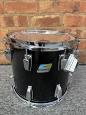 Ludwig 80’s 6-Ply 12x10” Tom / Drum, Black Cortex