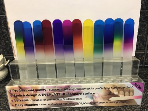 Crystal nail file large - crystal,