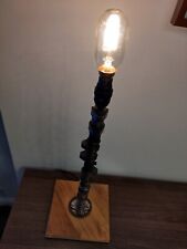 Rustic Steampunk Jet Ski Engine Camshaft  Table Lamp Upcycled Reclaimed 