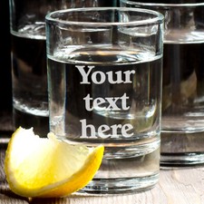 Personalised Any Message Engraved 65ml Shot Glass