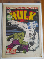 Hulk Comic #12 May 1979 Good/VGC 3.0 Marvel UK Original Material