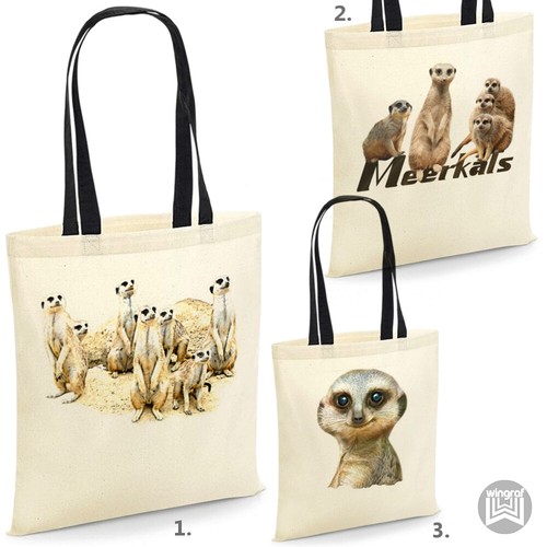 Meerkats tote bag beach - bag,