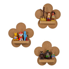 Daisy Shaped Set of Shelves