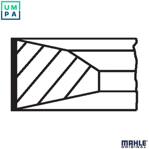 Piston ring kit - 4x, rs