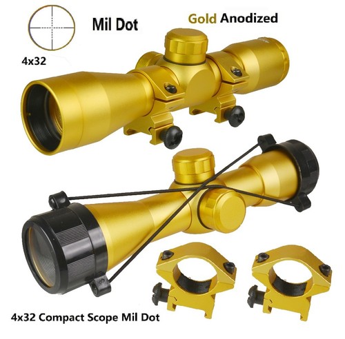 Gold color 4x32 compact - gold,