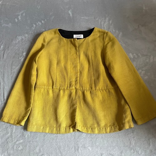 Toast collarless blazer - collarless,