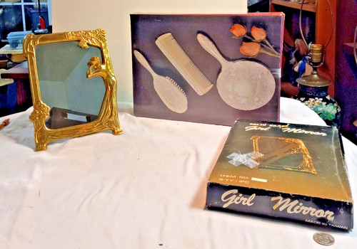 Silver plated three - silver-plated, three-piece;