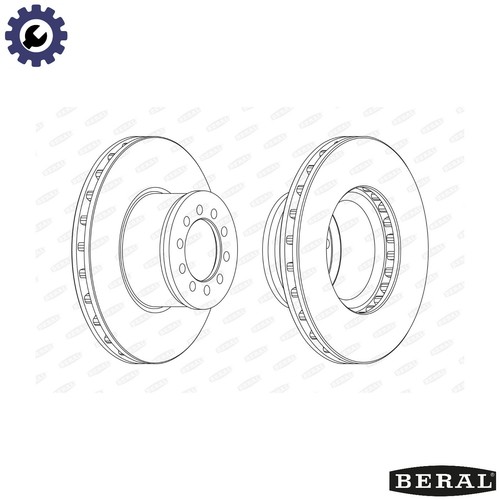 Brake disc bcr186a for - brake,