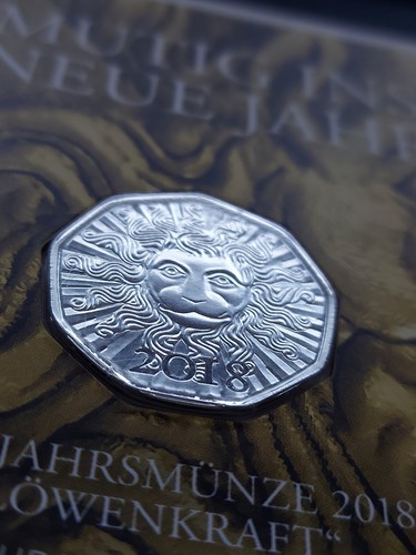2018 austria euro silver - 5,