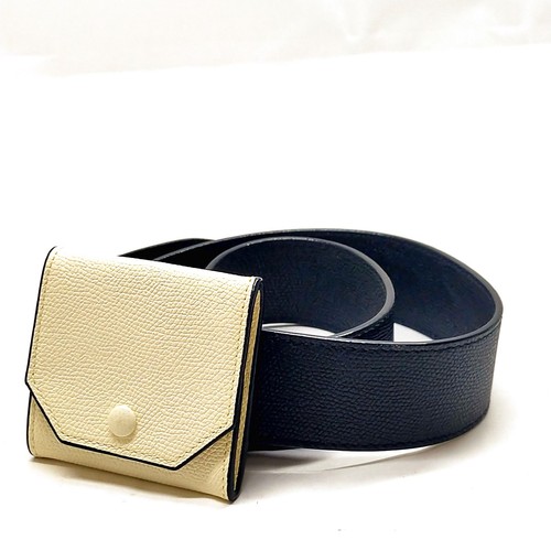 Valextra shoulder strap black - shoulder,