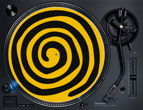 Yellow spiral tribe swirl - spiral,