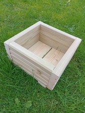 "TWO " Square Wooden Garden