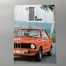 BMW 2002 1802 1602 1973-75 UK Market Brochure | 02-Series Tii Cabriolet Lux