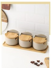 Ceramic Seasoning Jar Bamboo