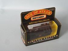 Matchbox 0-4-0 Steam Loco Black British Railways Boxed 70mm Train Toy Model