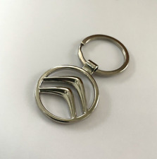 Vintage CITROEN Chromed Metal Key ring C1