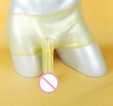 Mens Latex Rubber Sheath Pants