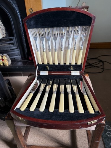 Vintage fish cutlery - vintage,