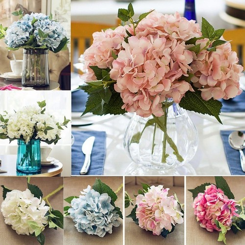 Artificial hydrangea silk - 2x,