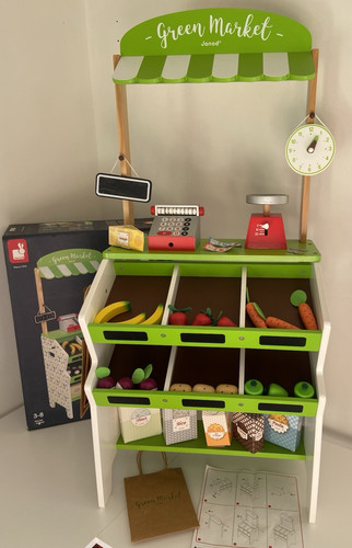 Janod wooden green market - wooden,