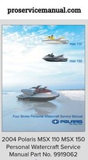 2004 Polaris MSX 110 MSX 150