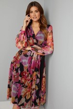 Wallis Black Fit & Flare Dress Womens Occasion Dresses