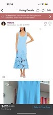 LEO LIN Emily Appliqué Midi
