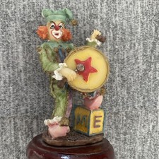 Circus Clown Collectable Figure Figurine Ornament Resin 4” Tall Fast Dispatch