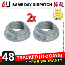 2X AXLE HUB NUT FOR LAND ROVER