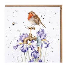 Wrendale Birthday Card Robin