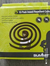 10 Insect Coils 2nds Stand Sandalwood Camping Fishing Garden Mosquito