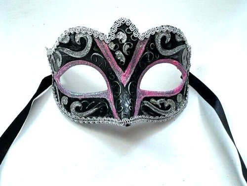 Black pink masquerade - black,