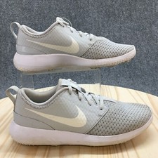 Nike Shoes Youth 7 Roshe Golf Jr. Sneakers Gray Round Toe Lace Spikes 909250-008