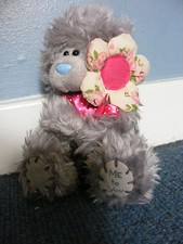 Me to You Bear Plush With Pink Flower size 5 Celebrate 