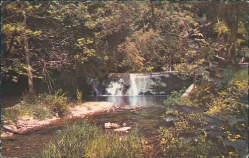 Sidmouth the waterfall