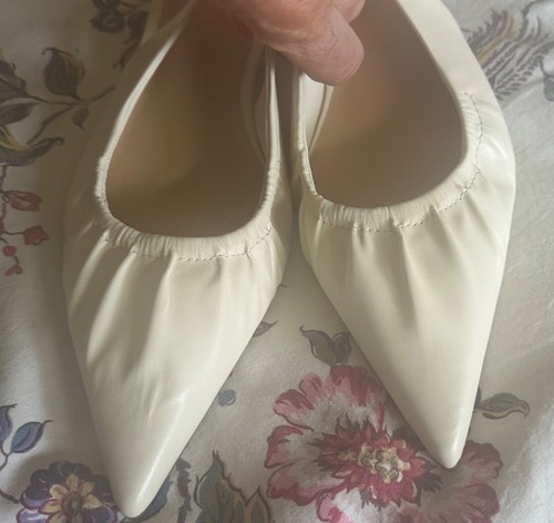 New cream slingback - m&s, shoes