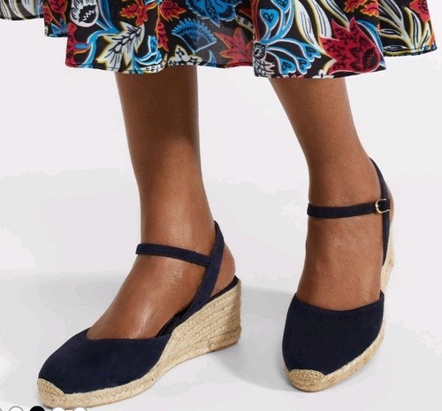 Hobbs elodie espadrille blue - hobbs,