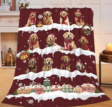 Golden Retriever Throw Blanket