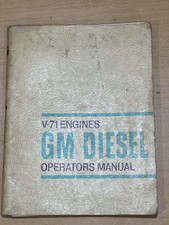 GM Detroit Diesel V71 Operators Manual And Wear Limit Guide