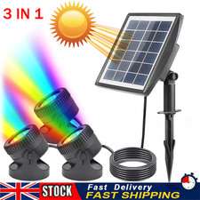 Solar Powered Pond Lights 3 IN