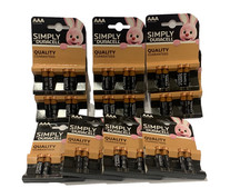 Duracell AAA LR03 MN2400 1.5V Simply Alkaline Battery Box of 40, 10 packets of 4