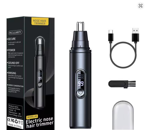 Digital nose hair - hair, trimmer