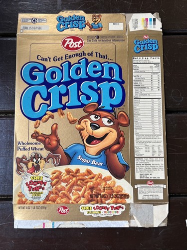 1995 post golden crisp cereal - post,