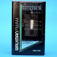 vintage Sony WM-F22. Worn Intact Empty Shell, Ideal For Spares