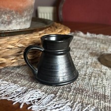 Vintage Prinknash Abbey Small Jug, Gunmetal Grey